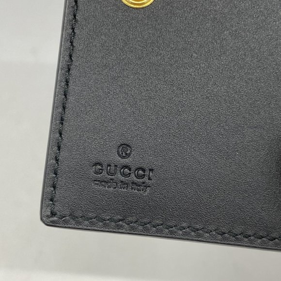 GUCCI Black Leather Sylvie Wallet - Picture 4 of 10
